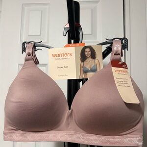 Warner's Blissful Benefits Super Soft Bra - Mauve 36C